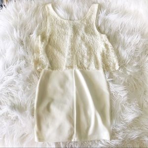 White Lace Bodycon Dress
